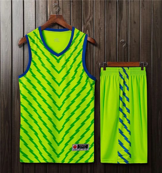 

discount men training basketball sets with shorts uniforms reversible basketball jerseys for that home and away look kits sports h36-1, Blue;black