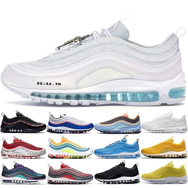 

mschf x in silver running shoes for men womens cushion triple white black gold london game royal mens trainer sneakers 36-45