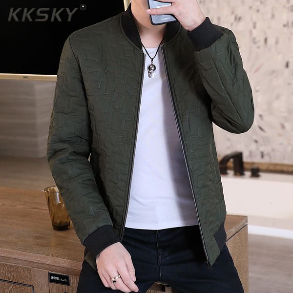 

zipper parkars for men's warm jacket long sleeve casual solid color parka coat l-4xl 2019 winter male jacket brand sale, Black