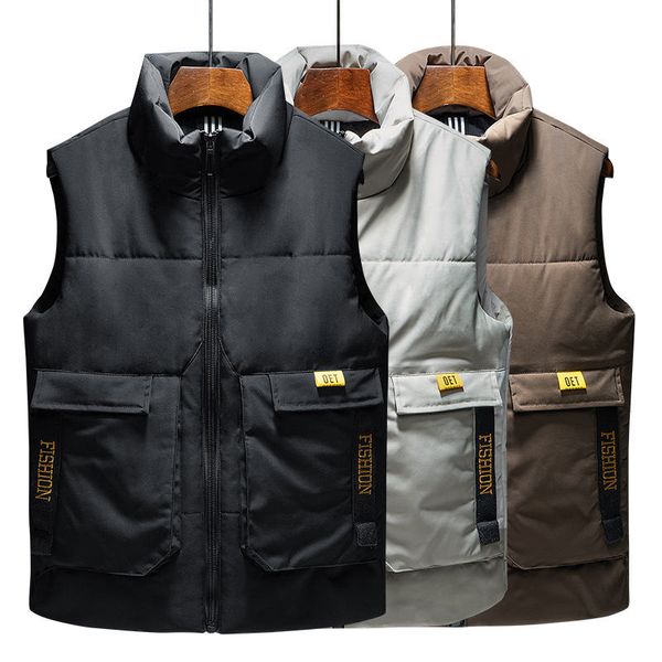 

luxury mens vest jackets hoodies wearing warming mens jackets 2019 new arriving mens luxury casual fashion womens hoodies hip hop windbreak, Black;white