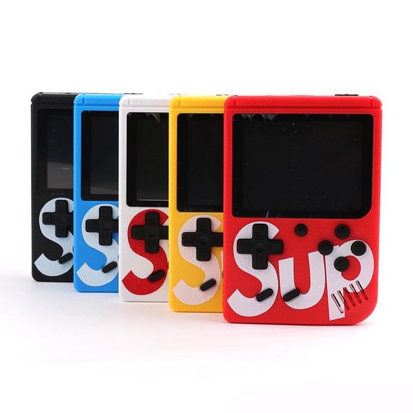 

portable games players retro fc sup mini handheld game console 8 bit color lcd game player four hundred games for fc colorful game players