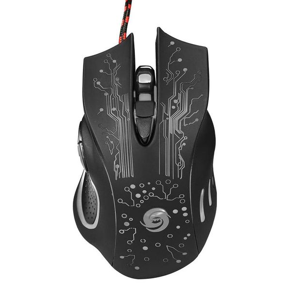 

3200 dpi led light optical 6d usb wired gaming mouse lapgame pro computer mice black mouse gamer for pc x4y5
