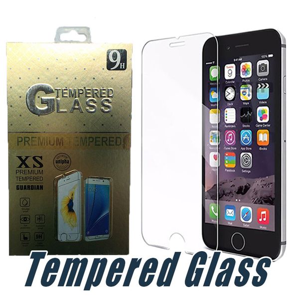 

2pcs a pack tempered glass screen protector cover film for iphone 12 11 pro max xr xs 8 7 6s plus samsung j3 j7 prime 2017 2018 s8 s9 lg