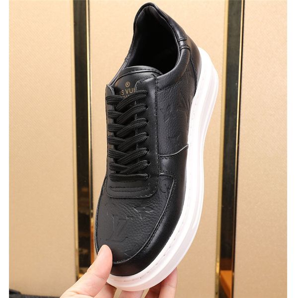 

men sneaker man casual comfortable fit shoes sneakers for men white, Black