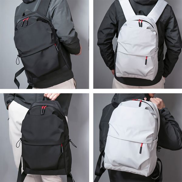 

новые мужчины рюкзак для ноутбука 15,0 дюймов 2019 back pack большой емкости рюкзаки плиссе повседневного стиль сумка водоотталкивающего