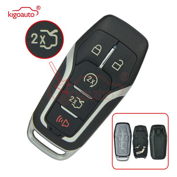 

m3n-a2c31243300 remote smart key case 164-r7989 for fusion explorer edge 5 button 2014 2015 2016 2017 key shell kigoauto car