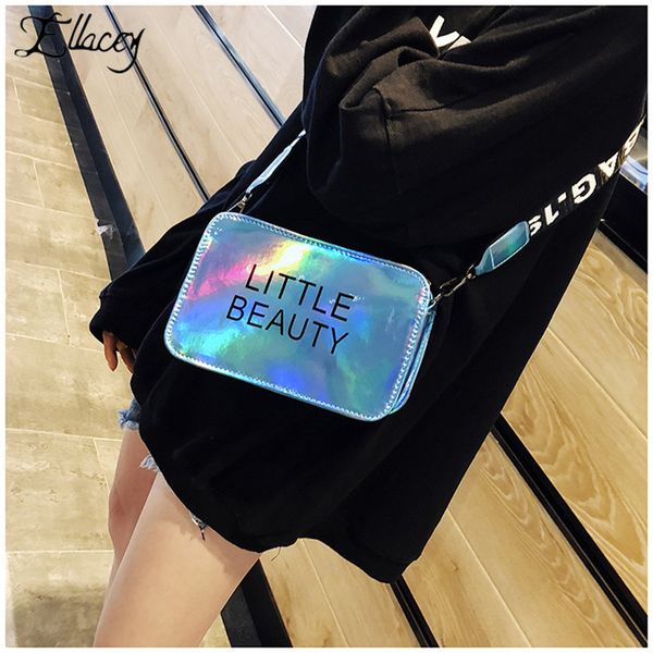 

laser women handbags new summer fashion letter jelly bag girls party mini bag pu leather shoulder crossbody for women