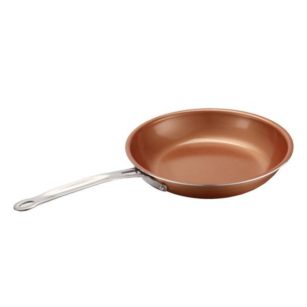 

cookware tool brass pot ceramic non -stick pan for milk & soup pot frying pans skillets pan 24cm 9.5inchpans cooking tools frying pan