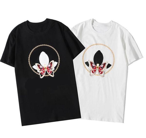 

new 2020 luxury mens designer tshirts summer brand men t-shirts with letters fashion men women clothing s-2xl available, White;black
