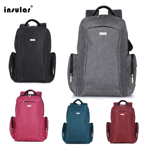 

insular fashion mummy maternity nappy bag brand large capacity baby bag travel backpack nursing backpack for stroller baby care