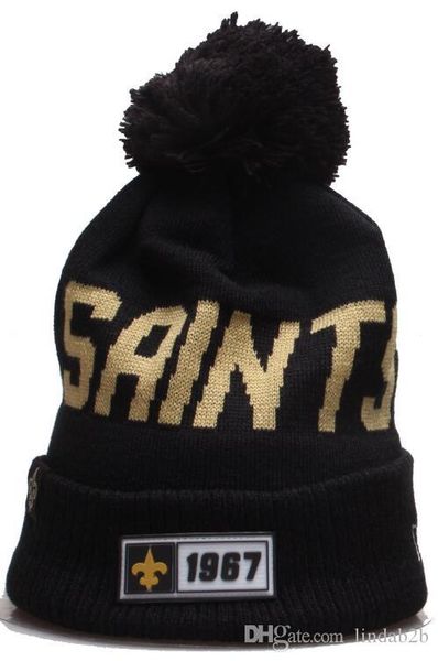 saints pom pom hat
