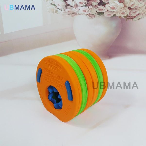 

6 pac high buoyancy soft baby swimming pool swimming armbands arm float learning ring eva arm floating material
