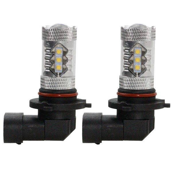 

2pcs 9005 hb3 led fog light white led headlight bulb high power 12v 16smd 80w drl lamp replacement motorcycle car accessories