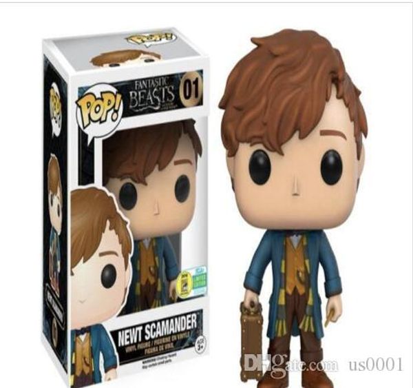 

funko pop fantastic beasts newt scamander vinyl action figure with box #01 gift doll toy