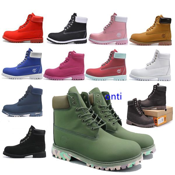 

original boots designer luxury boots for mens winter boots womens military triple white black camo size 36-45