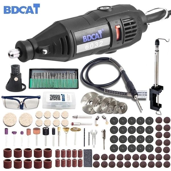 

bdcat 180w dremel electric rotary grinder tool mini drill grinding engraving pen polishing machine with power tool accessories