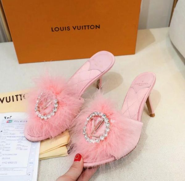 

fashion luxury women slippers sandals ladies beach slipper tide male rivet stud slippers non-slip leather mens casual spikes shoes, Black