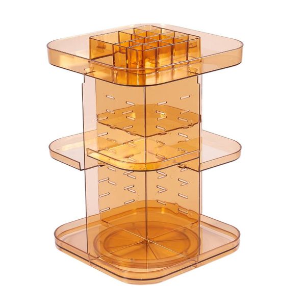 

lber 360 градусов вращающийся косметический стеллаж для хранения губная помада ювелирных изделий чехол держатель дисплей стенд косметическая