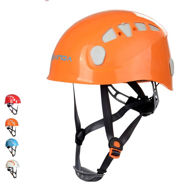 

adjustable mountaineer helmet outdoor safety climbing cycling drifting rappelling protector gear