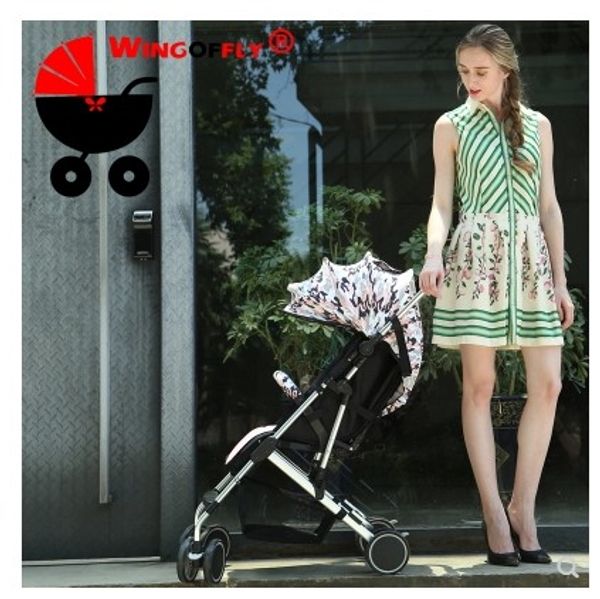 

infantile wingoffly baby cart, parachute car can sit down and fold the portable baby stroller carriage