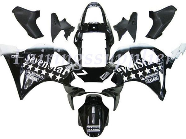 

новый (литье под давлением) abs обтекатель комплекты подходят для honda cbr954rr (2002 2003) cbr954rr 02 03 обтекатели набор черный sevensta