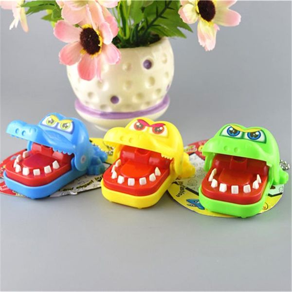 

2019 novelty practical toy large crocodile mouth dentist biting finger jokes toys funny family games gift for children