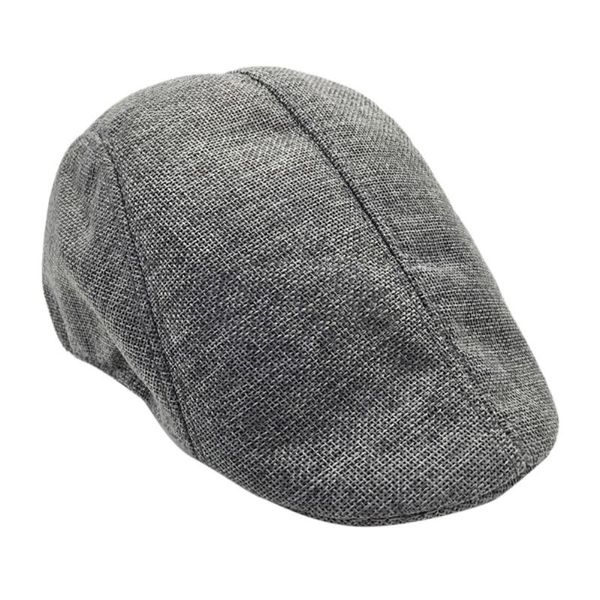 

men british style octagonal hats winter wool hat men summer visor hat sunhat mesh running sport casual breathable beret flat cap, Blue;gray