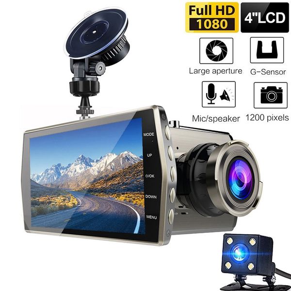 

hd 1080p dash cam car dvr portable vehicle camera ips night vision video recorder g-sensor parking monitor support 32g tf card