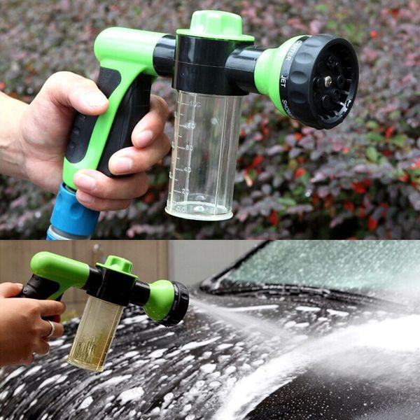 

portable 8 in 1 jet car spray gun soap dispenser garden high pressure