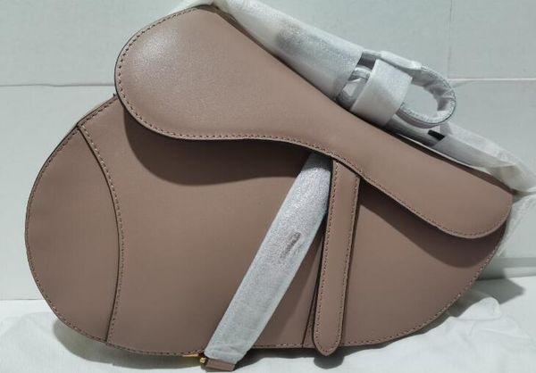 

5a 25.5cm saddle bag calf cow leather for women with dust bag+box dhl ing