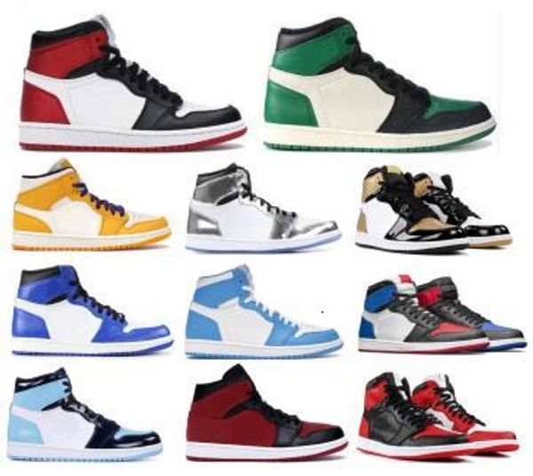 

бред toe jumpman 1 обувь высокий баскетбол для мужчин женская obsidian чикаго gym red banned unc запатентовать 1s og 2020 новый chaussure кр