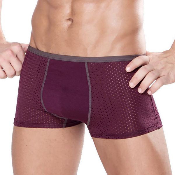 

2019 men boxer shorts knickers breathable panties briefs underwear man boxershorts male erotic underpants sport trunk homme, Black;white