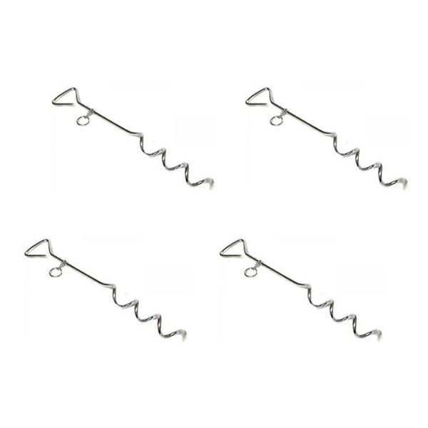 

4 x marquee heavy duty 16inch storm tie down ground peg anchor stakes gazebo