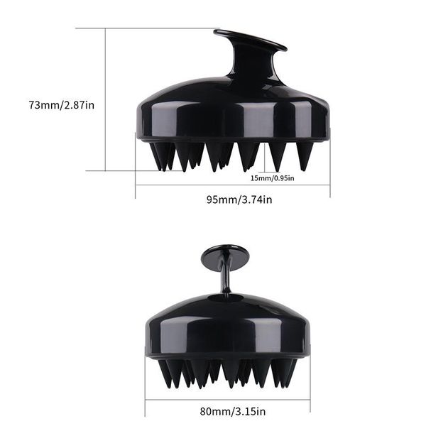 

brand hair scalp massager shampoo brush scalp care brush 5colors head massager