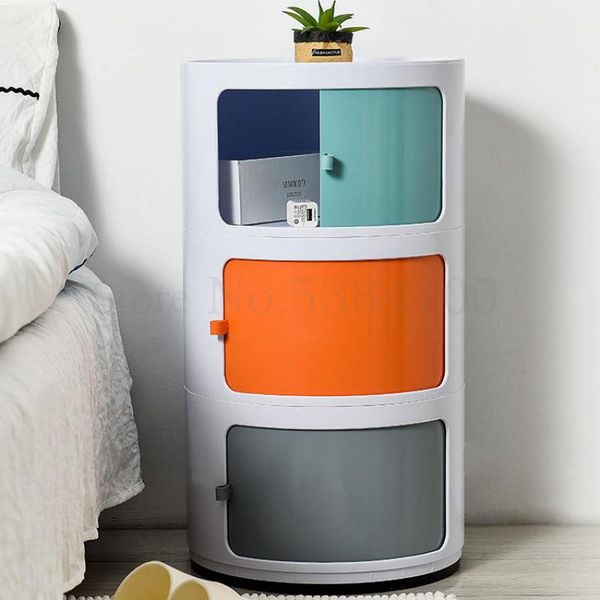 

bedroom simple seam nordic ins receiver plastic multilayer bedside cabinet bathroom cabinet rack side