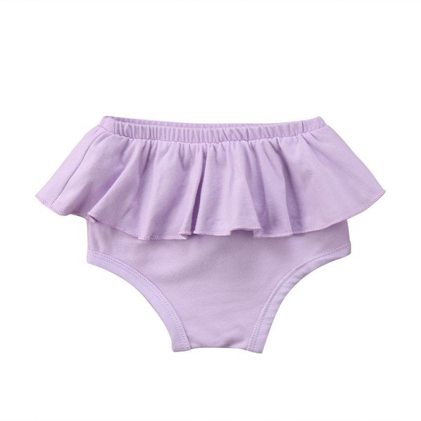 

новорожденный kid девушка сборок коротких штаны днище pp bloomers трусы infantil шорты 0-2ая, Black