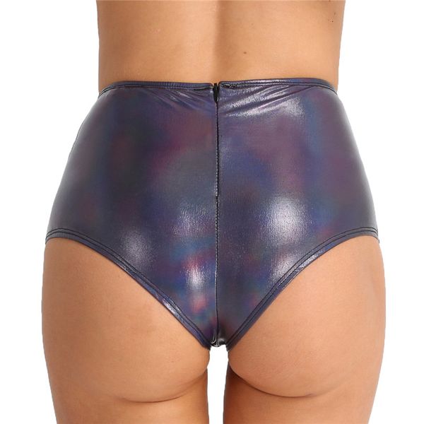 

женщина шорты женщины шорты женщины блестящие сексуальные шорты металлик лакированная кожа молния высокая талия рейв добыча высокий вырез дн, White;black