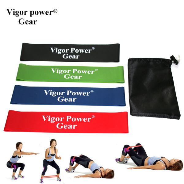 

vigor power gear 4 levels pull up expander loop fitness rubber loop yoga resistance bands bands with black bag as gift
