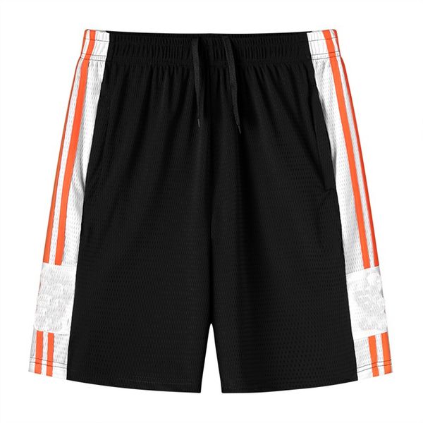 

2020 men's shorts summer new pants european and american tide side stripes elastic waist tether loose men's sports shorts, White;black