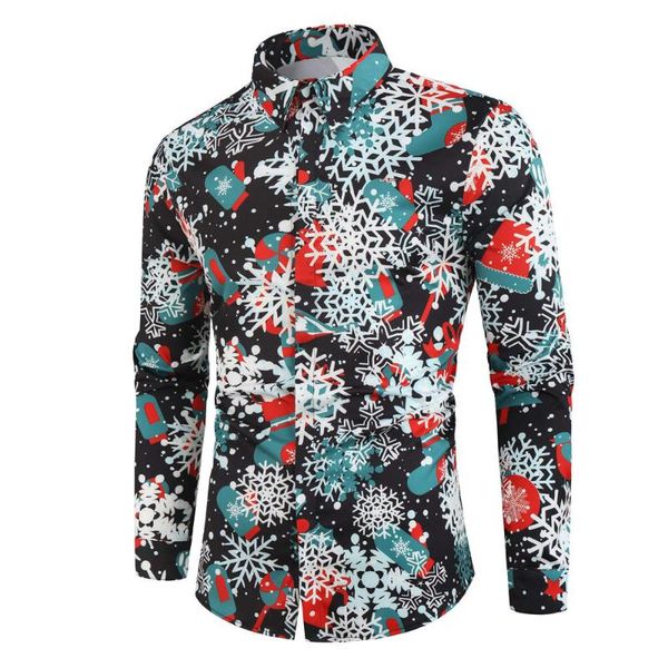 

2020 autumn spring clothes shirt men long sleeves big size -3xl print hawaiian beach casual floral shirt for man, White;black