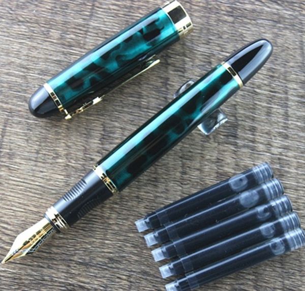 

]0.5 mm broad nib fountain pen grey business office stationery 5 colors select