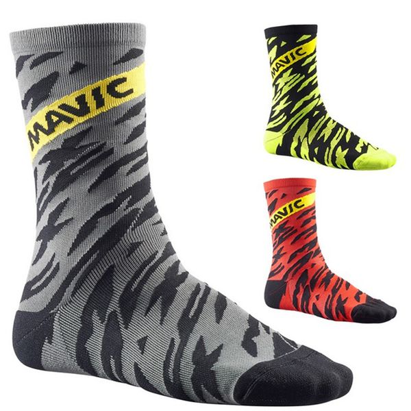 

2019 professional glco sport socks breathable road bicycle socks outdoor sports racing cycling compression size38-45, Black