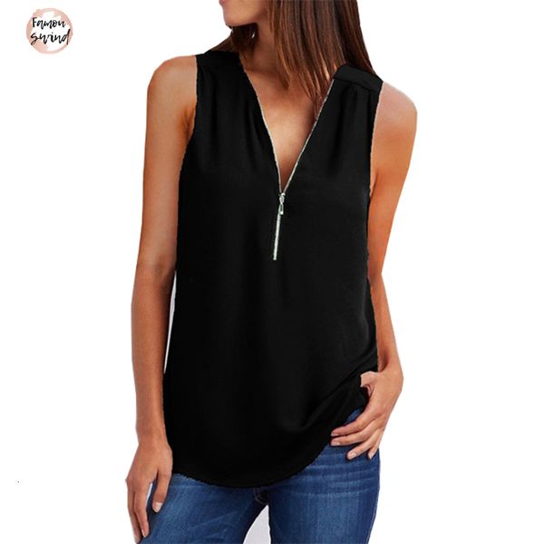 

2019 тенниски женщина новой v шея zipper сыпучего шифон рубашка вскользь рукава горячих продавать женщина топов vestidos yff6196, White