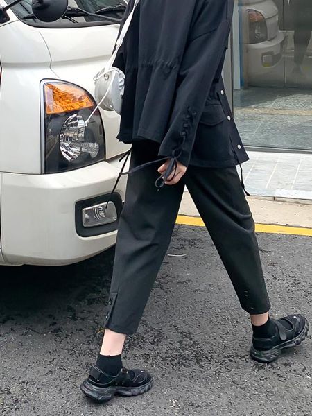 

dm001 womens pants, Black;white