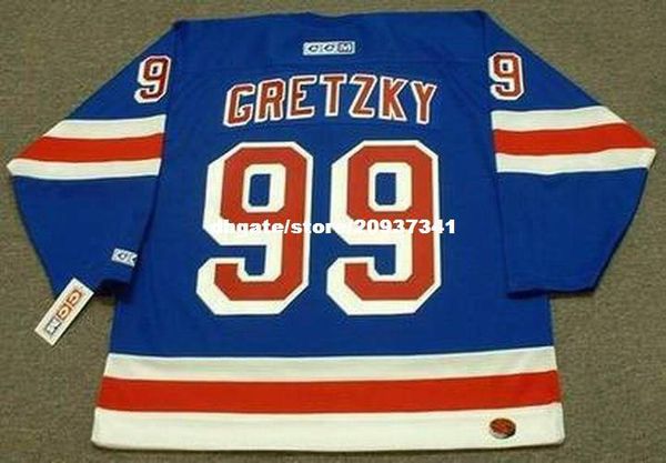 

wholesale mens wayne gretzky new york rangers 1999 ccm home retro hockey jersey, Black;red