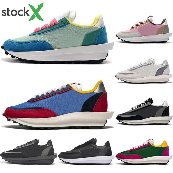 

with socks triple black sacai x ldv waffle mens casual shoes daybreak trainers women varsity blue running shoe gusto sports sneakers