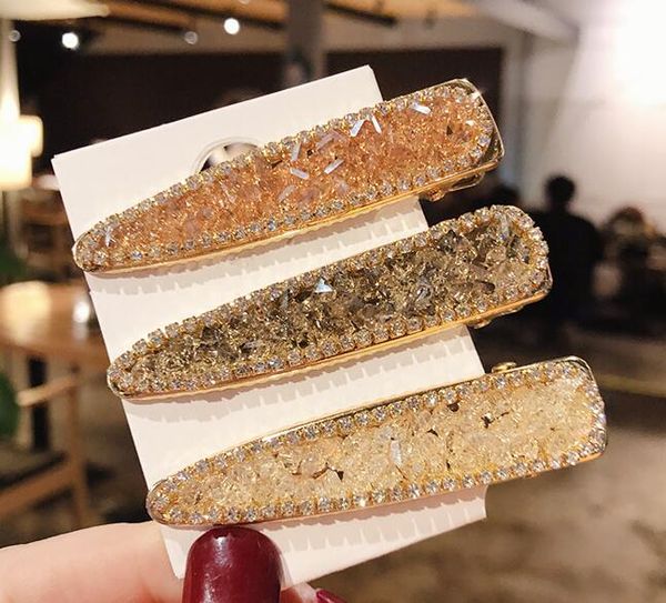 062 Fashion Pearl Hair Clip For Women Elegant Korean Design Snap