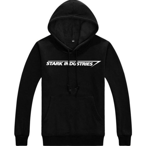 

sark industries mens hoodies hooded casual fashion sweatshirts long sleeved pullovers designer spring hoodie, Black