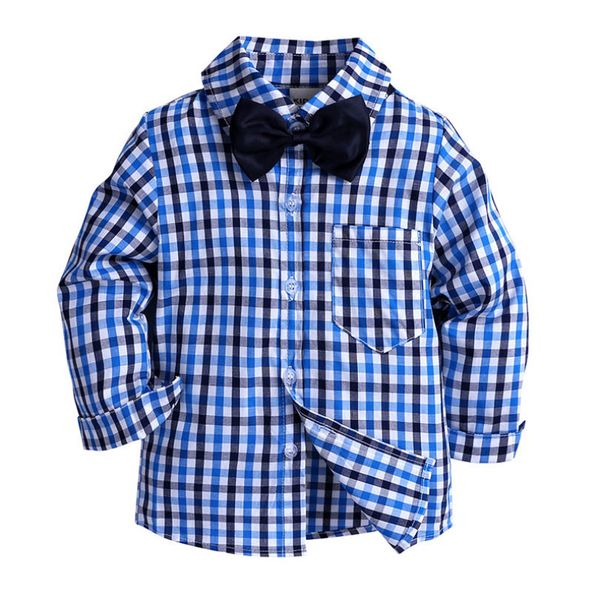 

plaid shirts for boys spring autumn children clothing teenager outerwear kids blouse infant shirt full sleeve 2-7y clothes, White;black