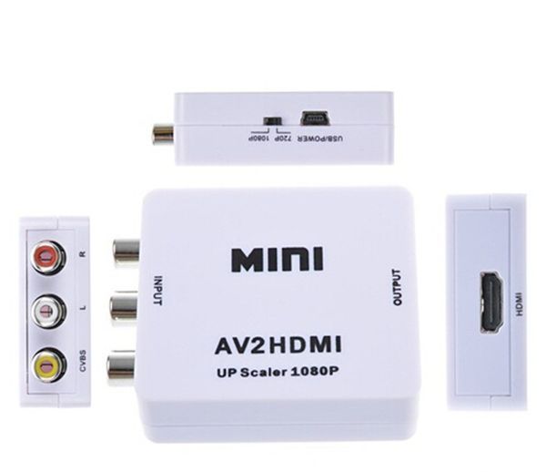 

rca to hdmi av to hdmi 1080p av2hdmi mini hdmi to av hdmi2av converte signal converter for tv vhs vcr dvd records chipsets shown new product